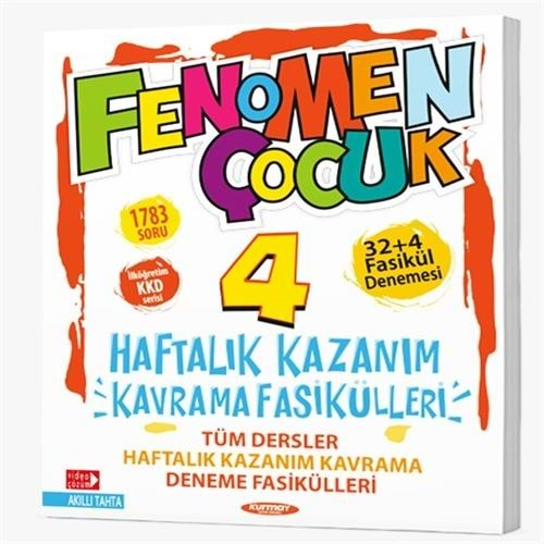 GAMA FENOMEN ÇOCUK 4.SINIF HAFTALIK KAZANIM KAVRAMA FASİKÜLLERİ TÜM DERSLER (32+4 FASİKÜL DENEMESİ)