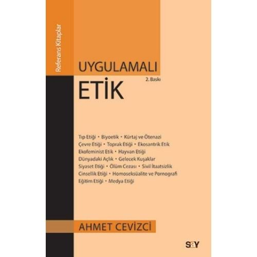 UYGULAMALI ETİK-AHMET CEVİZCİ-SAY