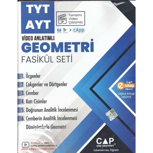 ÇAP TYT-AYT GEOMETRİ SETİ-2025