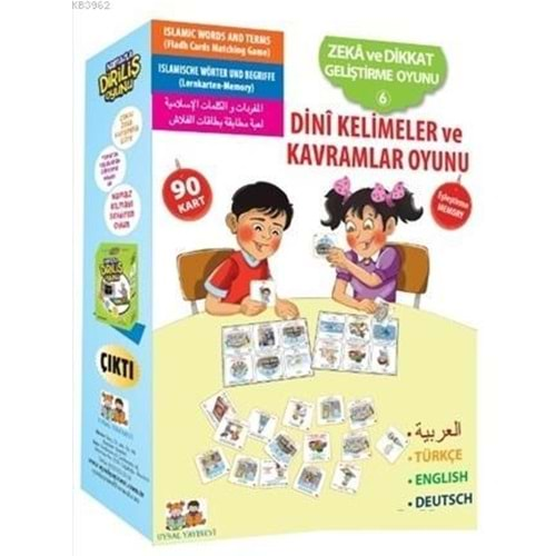 DİNİ KELİMELER VE KAVRAMLAR OYUNU-ZEKA VE DİKKAT GELİŞTİRME OYUNU-6-UYSAL YAYINEVİ