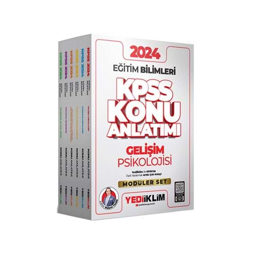 YEDİİKLİM KPSS 2024 EĞİTİM BİLİMLERİ KONU ANLATIMLI MODÜLER SET