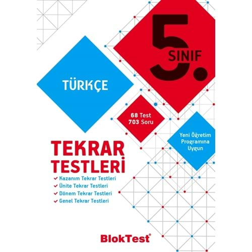 BLOKTEST 5.SINIF TÜRKÇE TEKRAR TESTLERİ