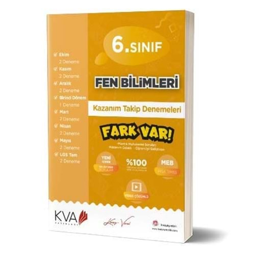 KORAY VAROL 6.SINIF FEN BİLİMLERİ KAZANIM DENEMELERİ