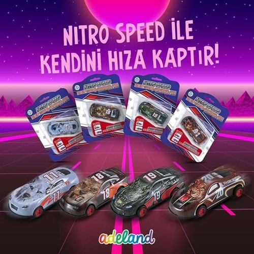 ADELAND NITRO SPEED MİNİ (ÇEK-BIRAK) YARIŞ ARABALARI KÜÇÜK BOY-202079