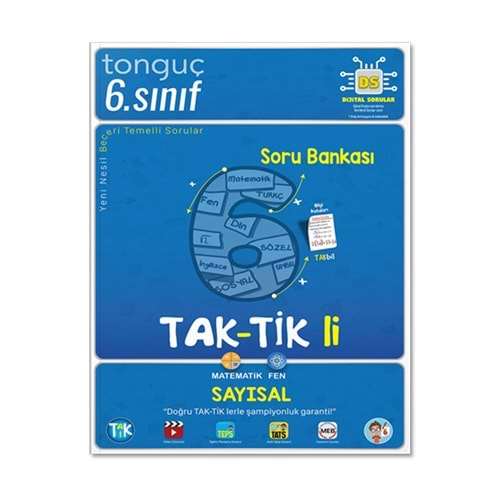 TONGUÇ 6.SINIF SAYISAL TAK-TİKLİ SORU BANKASI