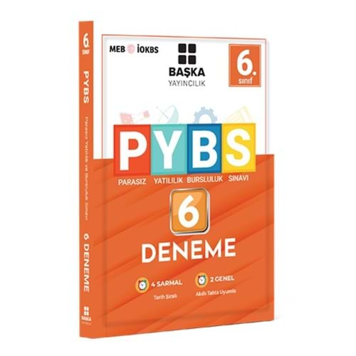 BAŞKA YAYINCILIK 6.SINIF PYBS 6 DENEME-2022