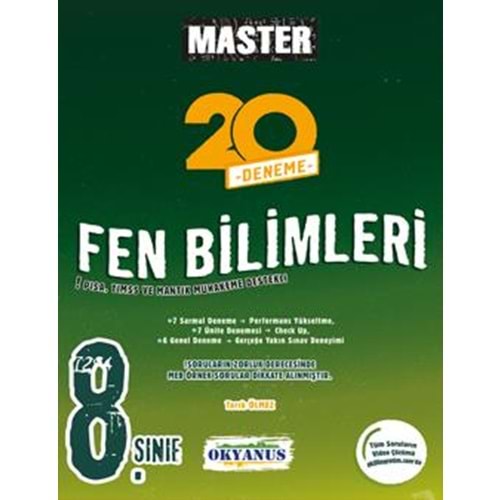 OKYANUS 8.SINIF MASTER FEN BİLİMLERİ 20 Lİ DENEME