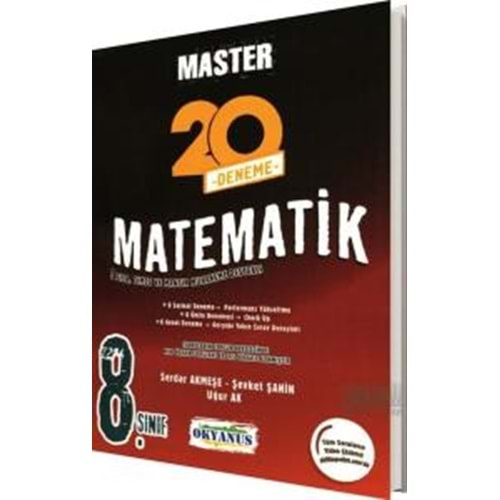 OKYANUS 8.SINIF MASTER MATEMATİK 20 Lİ DENEME