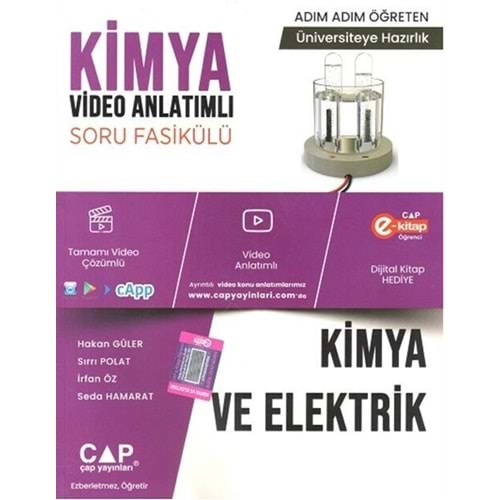 ÇAP AYT KİMYA VE ELEKTRİK KONU ANLATIMLI SORU BANKASI-2024