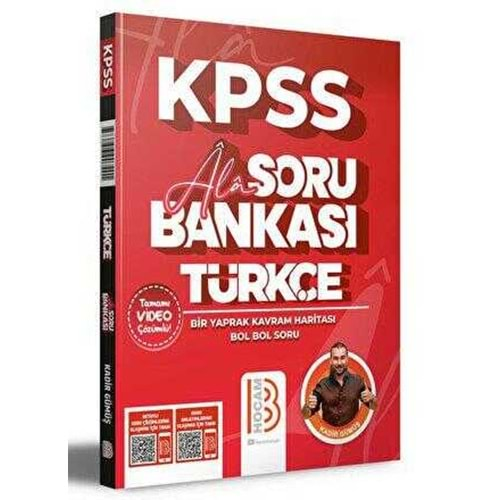 BENİM HOCAM KPSS 2024 TÜRKÇE-ALA SORU BANKASI