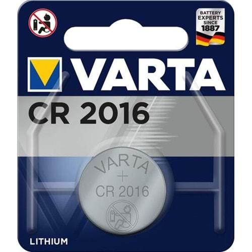 VARTA CR2016 ALKALİN PİL YUVARLAK BÜYÜK