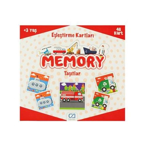 CA GAMES/TAŞITLAR MEMORY EŞLEŞTİRME KARTLARI CA.5038