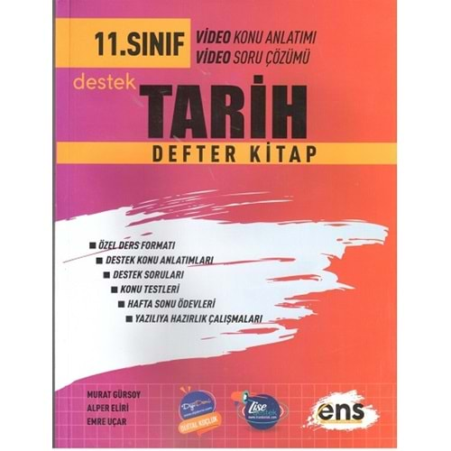 ENS DESTEK 11.SINIF TARİH DEFTER KİTAP-2024