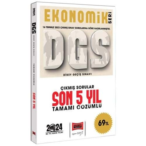 YARGI DGS 2024 SON 5 YIL TAMAMI ÇÖZÜMLÜ ÇIKMIŞ SORULAR EKONOMİK SERİ