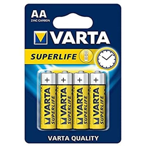 VARTA SUPERLIFE AA X4 ÇİNKO KARBON