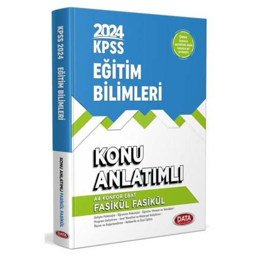 DATA KPSS 2024 EĞİTİM BİLİMLERİ KONU ANLATIMLI TEK KİTAP TARZI