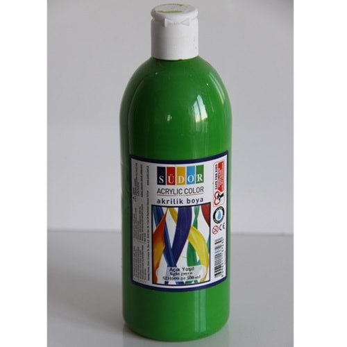 SÜDOR AKRİLİK BOYA 500 ML AÇIK YEŞİL-SD1009-10