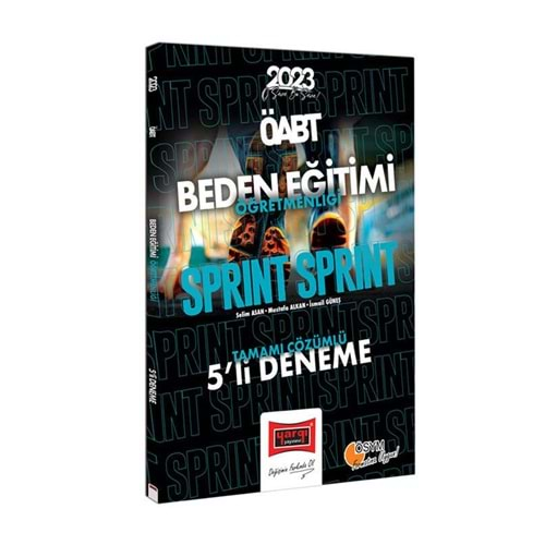 YARGI 2023 KPSS ÖABT SPRİNT BEDEN EĞİTİMİ ÖĞRETMENLİĞİ TAMAMI ÇÖZÜMLÜ 5 Lİ DENEME