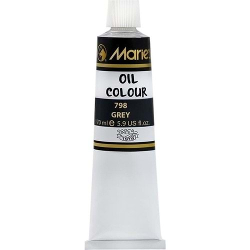 MARİES YAĞLI BOYA TÜP 170 ML 798 GRİ