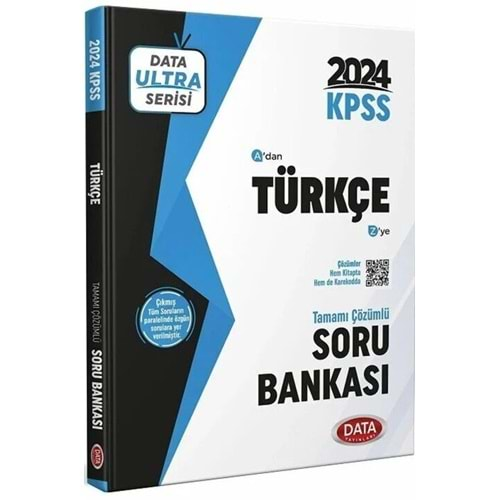 DATA KPSS 2024 ULTRA SERİSİ TÜRKÇE TAMAMI ÇÖZÜMLÜ SORU BANKASI