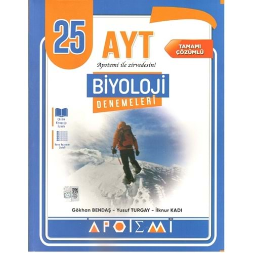 APOTEMİ AYT BİYOLOJİ 25 Lİ DENEME-2025