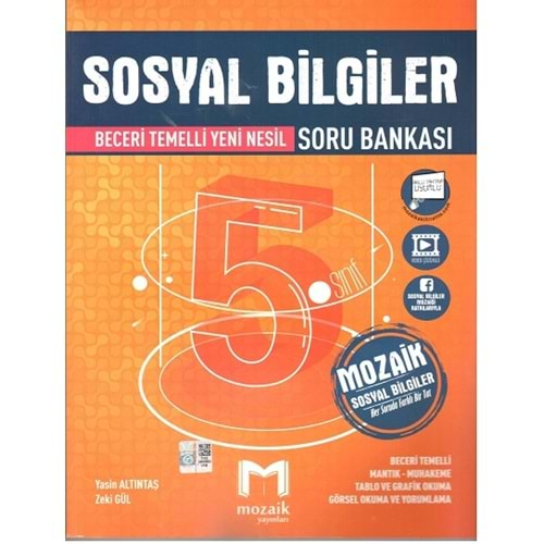 MOZAİK 5.SINIF SOSYAL BİLGİLER SORU BANKASI-2024