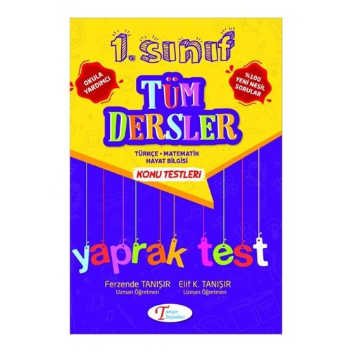 TANIŞIR 1.SINIF TÜM DERSLER YAPRAK TEST