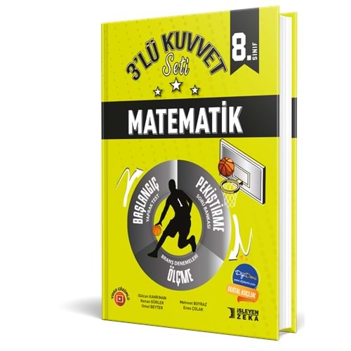 İŞLEYEN ZEKA 8.SINIF MATEMATİK 3 LÜ KUVVET SETİ-2025