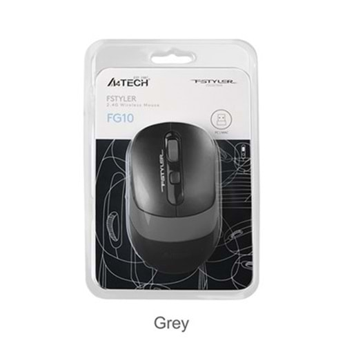 A4 TECH FG10 GRİ NANO KABLOSUZ OPTİK MOUSE