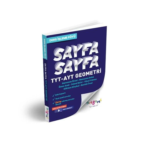 TAMMAT TYT-AYT GEOMETRİ SAYFA SAYFA DERS İŞLEME FÖYÜ