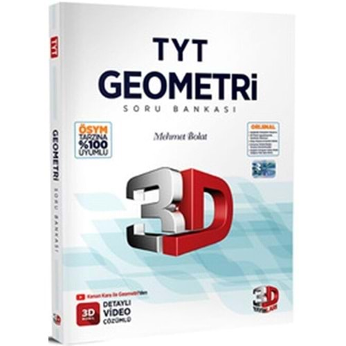 ÇÖZÜM TYT GEOMETRİ SORU BANKASI 3D-2025