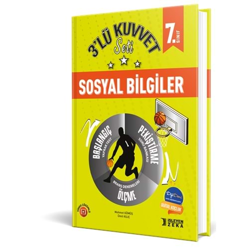 İŞLEYEN ZEKA 7.SINIF SOSYAL BİLGİLER 3 LÜ KUVVET SETİ-2024