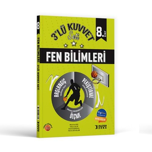 İŞLEYEN ZEKA 8.SINIF FEN BİLİMLERİ 3 LÜ KUVVET SETİ-2025