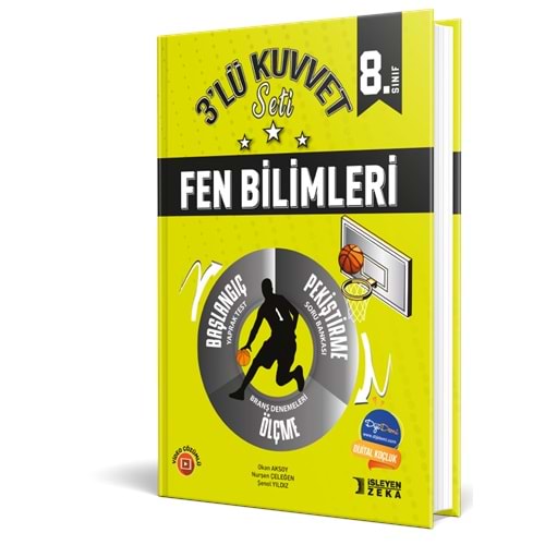 İŞLEYEN ZEKA 8.SINIF FEN BİLİMLERİ 3 LÜ KUVVET SETİ-2024