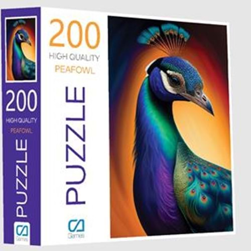 CA GAMES TAVUS KUŞU 200 PARÇA PUZZLE-CA.6200