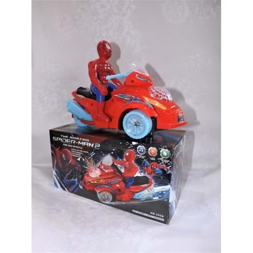 PŞ KUTULU MOTORSİKLETLİ SPİDERMAN-333A-