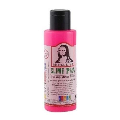 SÜDOR MONALISA SIVI SLİME YAPIŞTIRICI 70ML-FOSFORLU PEMBE-SL01-12