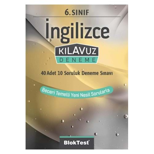 BLOKTEST 6.SINIF İNGİLİZCE KILAVUZ DENEME-YENİ