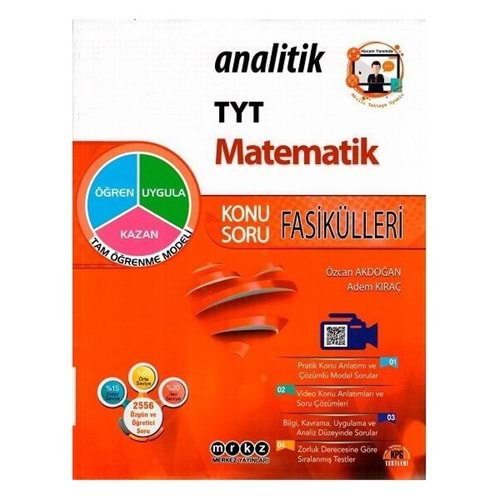 MERKEZ TYT MATEMATİK ANALİTİK KONU SORU FASİKÜLLERİ-2024