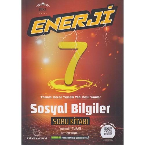 PALME 7.SINIF ENERJİ SOSYAL BİLGİLER SORU KİTABI