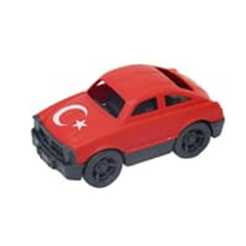 YAKA OYUNCAK TÜRK BAYRAĞI DESENLİ ARABA-YK-012