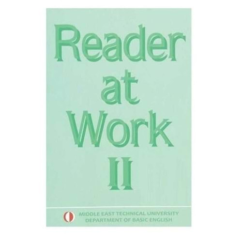 READER AT WORK 2-ODTÜ GELİŞTİRME VAKFI YAYINCILIK