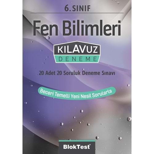 BLOK TEST 6.SINIF FEN BİLİMLERİ KILAVUZ DENEME