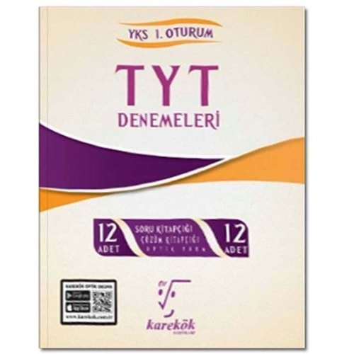 KAREKÖK TYT 12 Lİ ÇÖZÜMLÜ DENEME SETİ