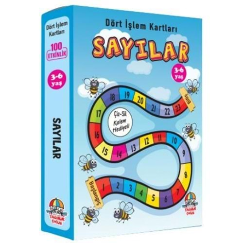 SAYILAR-DÖRT İŞLEM KARTLARI 3-6 YAŞ