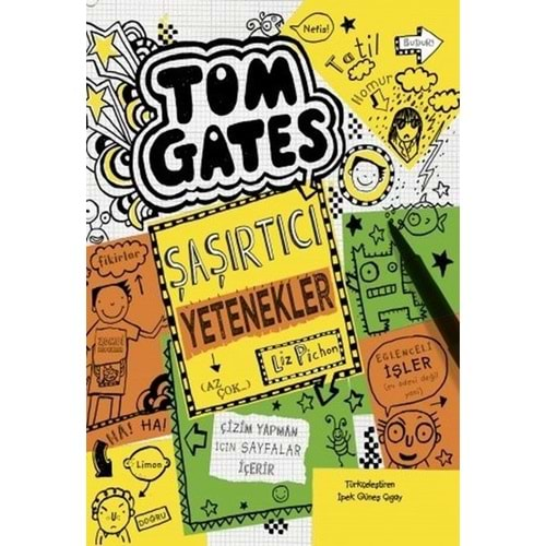 TOM GATES 10-ŞAŞIRTICI YETENEKLER AZ ÇOK-LİZ PİCHON-TUDEM YAYINLARI