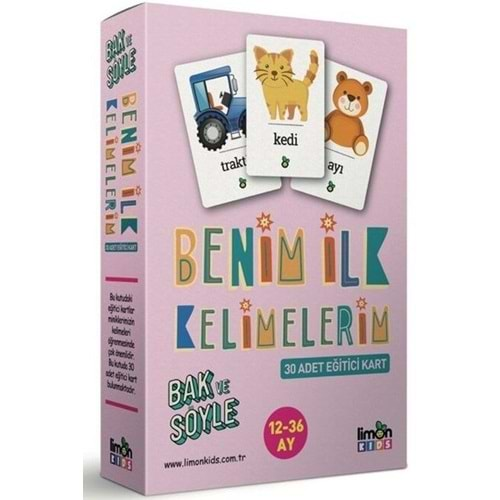 BENİM İLK KELİMELERİM 1-3 YAŞ-LİMON KİDS