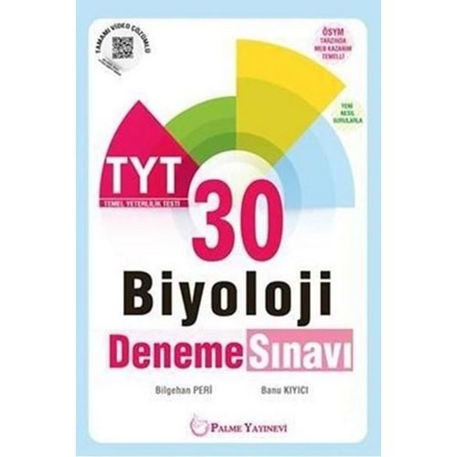 PALME TYT BİYOLOJİ 30 DENEME SINAVI