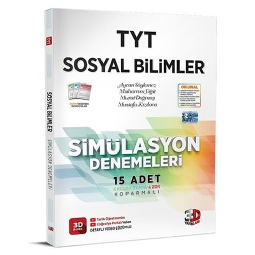 ÇÖZÜM 3D TYT SOSYAL BİLİMLER SİMÜLASYON DENEMELERİ-2025