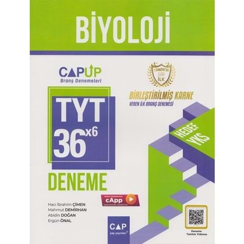 ÇAP TYT BİYOLOJİ 30*6 UP DENEME-2024